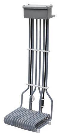 HX Series, Spiral Fluoropolymer (PTFE) Heaters 3HXOL Series, Multi Element L-Shaped Fluoropolymer (PTFE) Heaters