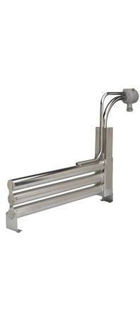 Immersion Heaters: 3LV Series, Vertical Stack Triple  Metal L-Shaped Heater