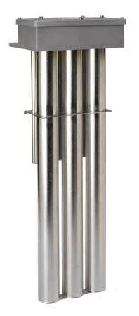 Immersion Heaters: 3P, 3F, 3S and 3T Series,  Triple Metal Heater