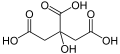 Citric Acid Anhydrous chemical structure