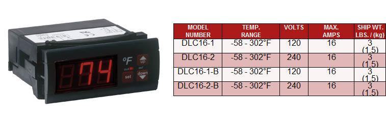 Digital Thermostats: DLC  Series