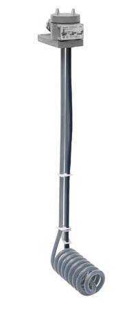 HX Series, Spiral Fluoropolymer (PTFE) Heaters HXL Series, Spiral L-shaped Fluoropolymer (PTFE) Heaters