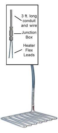 HX Series, Spiral Fluoropolymer (PTFE) Heaters HXRL Series, Flex Riser Fluoropolymer (PTFE) Heaters