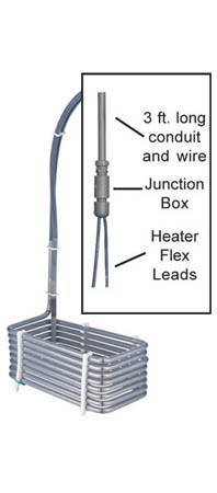 HXSL Series, Flex Riser Fluoropolymer (PTFE) Heaters