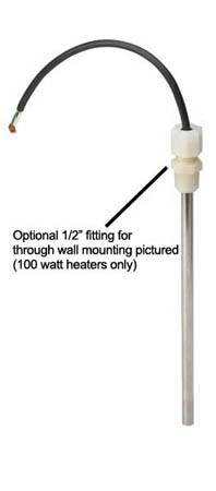 V Series, Varipower Heaters (1/2" diameter)